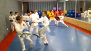 Каратэ клуб СКИФ/Karate club SKIF. Упражнения с поясом. Часть 1-я. Уроки каратэ для детей.