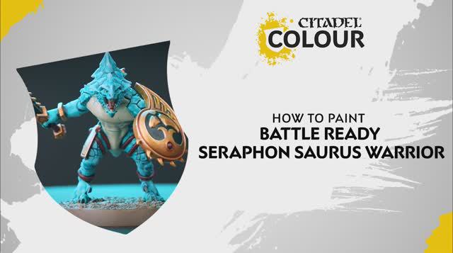 Warhammer 40000 How to Paint - Battle Ready Seraphon Saurus Warrior