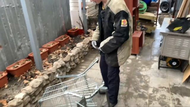 МЕГА ТЮНИНГ магазинной тележки. 1 ЧАСТЬ
