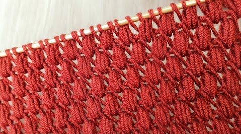 Супер простой узор крючком для тунисского вязания смотреть онлайн