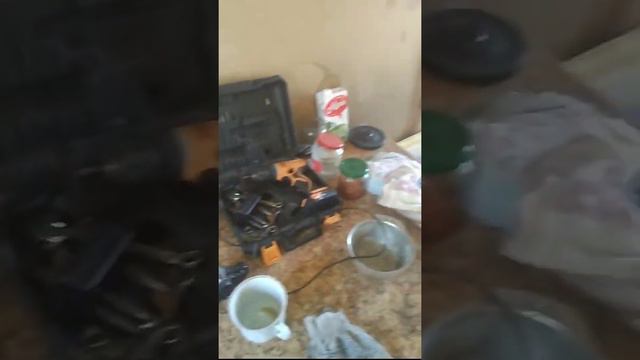 Отдых на участке,сделали воду