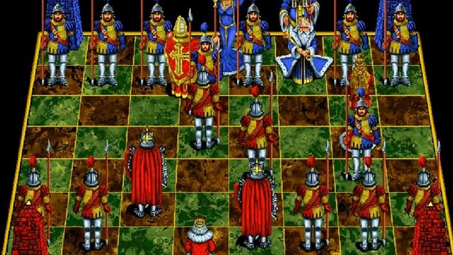 Battle Chess: Enhanced CD-ROM (Interplay)(MS-DOS)[1992]- King and Queen Swap Side Gameplay ♔ ↻ ♕ смотреть онлайн