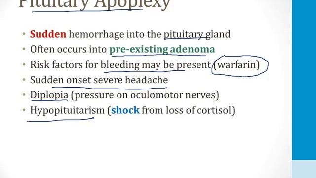 Эндокринология USMLE - 5. Иные темы - 1.Гипофиз