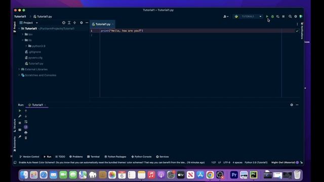 How to Write Print Statements and Comments in Python using Pycharm