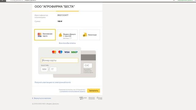 Как оплатить заказ на нашем сайте