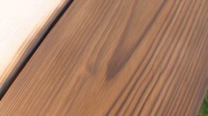 Браширование древесины обжигом. Столешница своими руками.