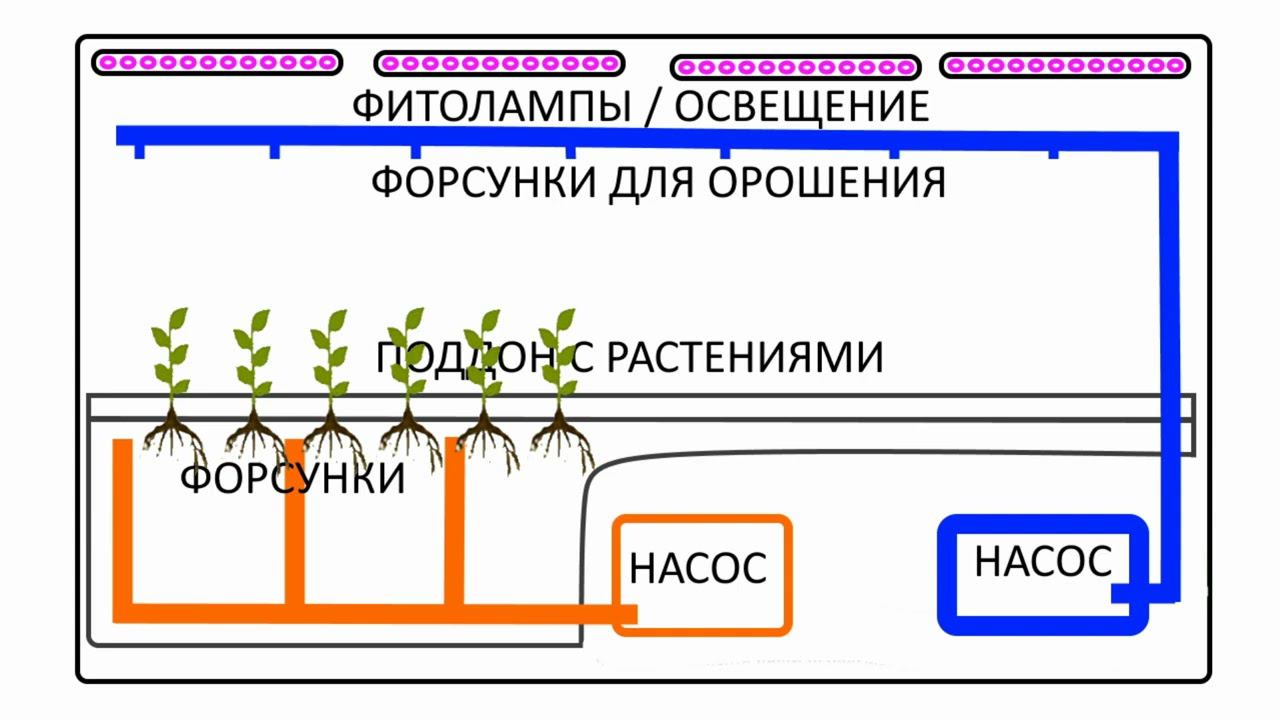 Кейс реализации автономного контроля установки для аэропоники с помощью GPSGNSS терминала GalileoSky