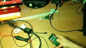 Подсветка салона авто с пультом и звуковым контроллером