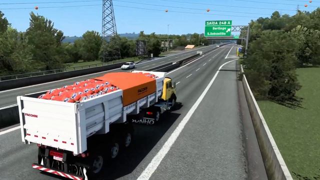 ✅??Euro Truck simulator 2 Mapa RBR + Mercedez-Benz 1929 Amarelão na caçamba 0km?✅? смотреть онлайн