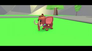 Вся анимация мамонта в адопт ми!