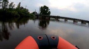 Река Томь. г. Белогорск. Амурская область. Лодка ПВХ Gladiator 350, мотор Golfstream 15 сил(2 часть