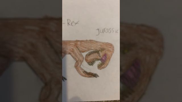 My T. rex drawing