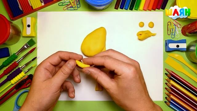 Лепим из пластилина жирафа /«ШАЯН пластилин» смотреть онлайн