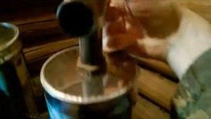 Дымогенератор из нержавеющей трубы с верхней подачей дыма