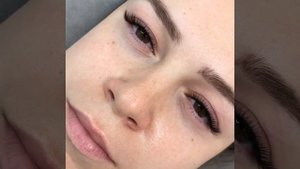 Наращивание ресниц изгибом М