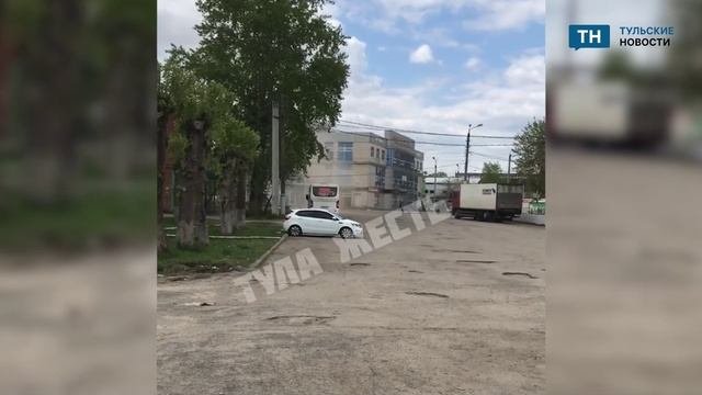 По тульскому Скуратово прошелся пылевой торнадо