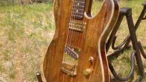 Red Rocket Guitars:  Atomic Limba With Gold Foil!