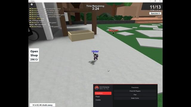Roblox Script GUI Hide and Seek Extreme ESP Find all players auto coins and more features! смотреть онлайн
