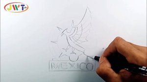 [How to Draw] - Drawing Mexico Football Logo