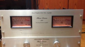 Phase Linear 400 Power Amplifier with Phase Linear 4000 Pre-Amp and Magneplanar Speakers.