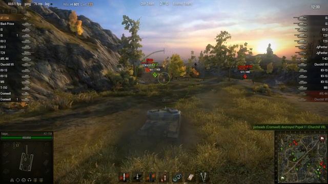 WOT: Karelia - AT-15A - 1 frag -