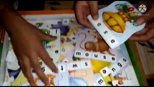 Fun Learning Game Unboxing|Kids Puzzle Game|4 &5 Letter word phonics for kids смотреть онлайн