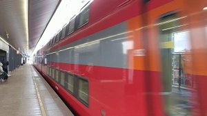 Электропоезд ЭШ2-007 "Аэроэкспресс" платформа Лианозово МЦД-1 5.11.2023