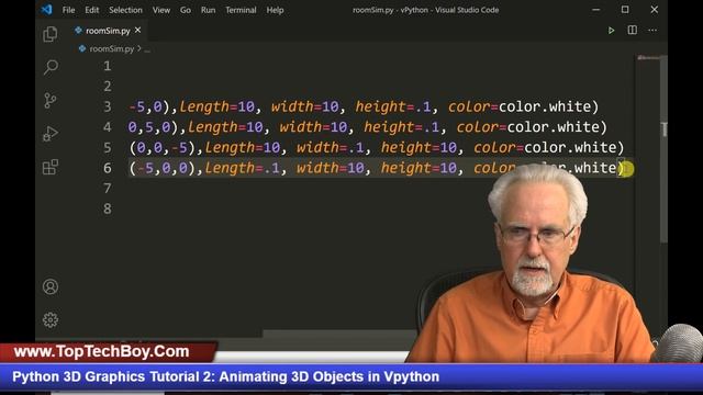 Python 3D Graphics Tutorial 2: Animating 3D Objects in Vpython