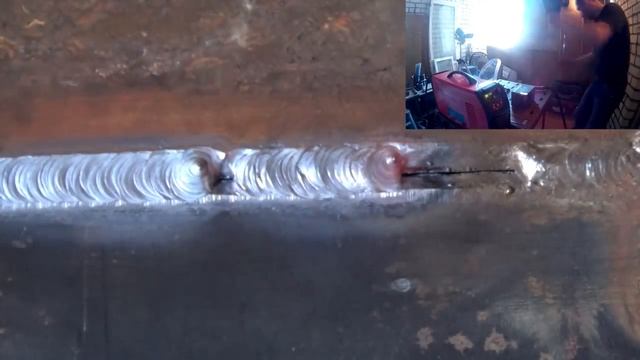 Тестирование инвертора FUBAG INTIG 200 AC_DC PULSE, сварка в среде аргона.mp4 смотреть онлайн