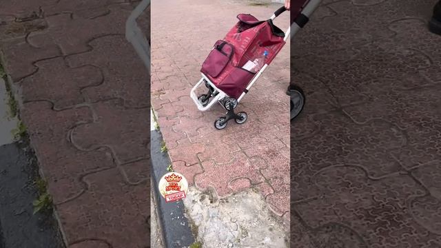 Сумка тележка для преодоления ступенек и подьёма по лестнице на этажи смотреть онлайн