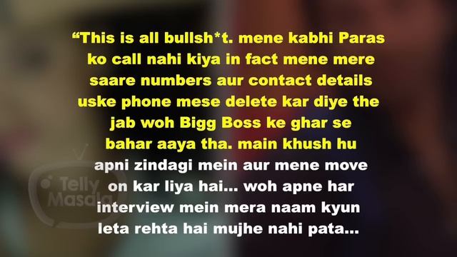 Akanksha Puri LASHES Out At Paras Chhabra's COMMENT, Gives SHOCKING Statement On Him