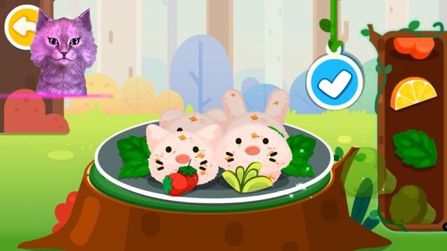 ЛЕСНОЙ ПИР МАЛЫША ПАНДЫ ИГРА для ДЕТЕЙ говорящий КОТЕНОК АБИ играет ДЕТСКИЙ ЛЕТСПЛЕЙ 3 смотреть онлайн