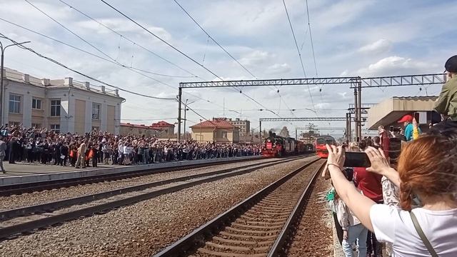 Встреча Поезда Победы в Нижнем Тагиле смотреть онлайн