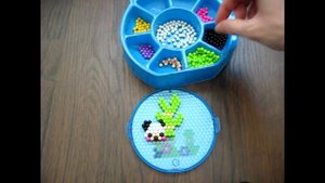 Аквамозаика! Делаем собачку за кустом