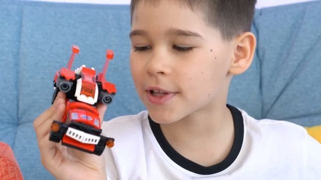 Роботы Трансформеры BlockFormers #2 Мегатрансфайтер #ЭрикШоу