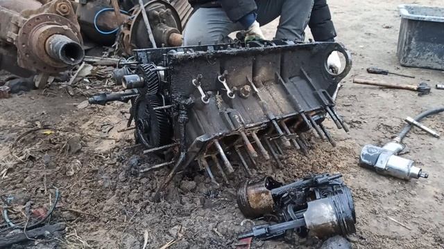 Разбираем двигатель (газ-53) на металлолом. Заработали 5500 рублей за 24 часа. смотреть онлайн