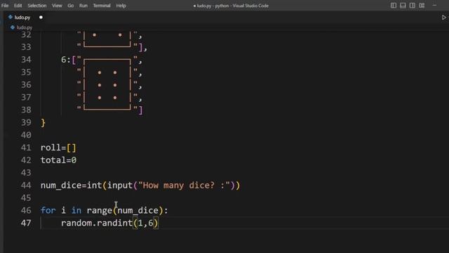 22 Learn Python | Dice Roller Game | Intelli Sphere