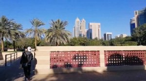 Abu Dhabi's beautiful Corniche park... Walking is life