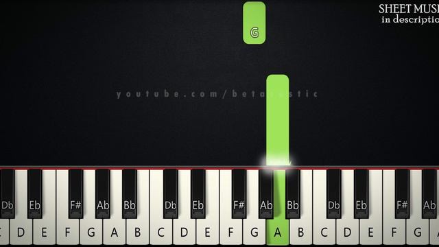 Let It Go - Frozen | SLOW BEGINNER PIANO TUTORIAL + SHEET MUSIC by Betacustic смотреть онлайн