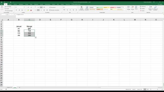 Zellbezüge in Excel über Tabellenblätter hinweg erstellen смотреть онлайн