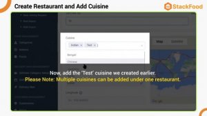 How to do Cuisine Setup with Restaurant Settings in StackFood Admin Panel? | 6amTech