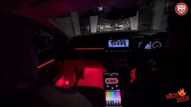 14 Piece Ambient Lights in Tata Safari XZ - Lotus K3 multi colour lights with iOS/Android phone app смотреть онлайн