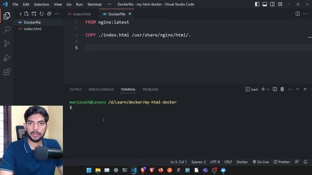 Dockerfile Nginx Container with HTML Website | ಡಾಕರ್ ಕನ್ನಡದಲ್ಲಿ ಕಲಿಯಿರಿ | Learn Docker in Kannada смотреть онлайн