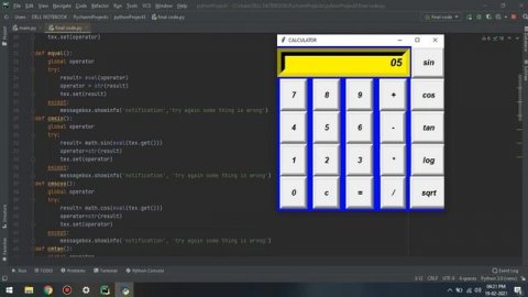 Creating a simple Calculator in Python - Tkinter GUI | Using Pycharm | Python on Air
