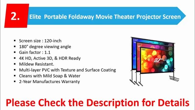Best Portable Projector Screens    Top 5  Portable Projector Screens that you must want to use