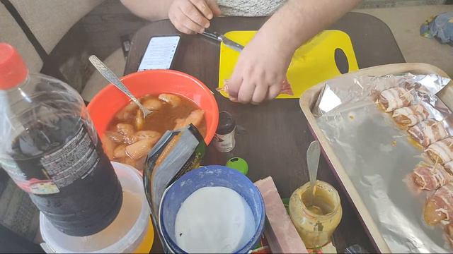 ВкУсНыЙ СтРиМ (куриное филе в беконе и медово-горчичном соусе)