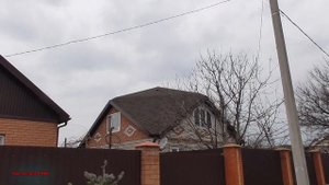 Наша крыша Судейкина через 2 года после постройки с законченными фронтонами