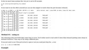 Unix & Linux: nc: bind failed: Address already in use (2 Solutions!!)