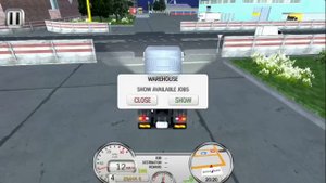 Euro Truck Driver Simulator Nintendo switch gameplay