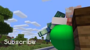 Big fat minecraft girl with her giant husky - Minecraft animation